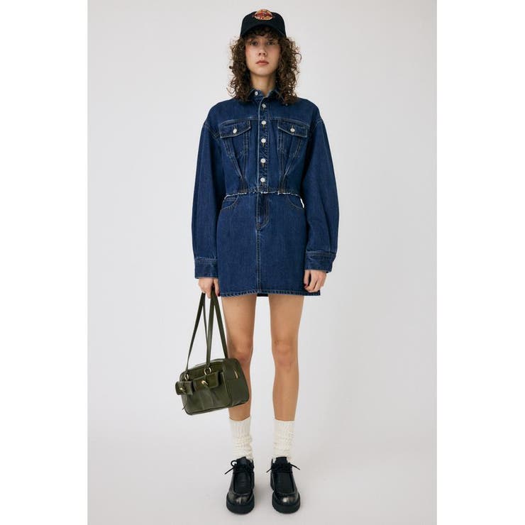 WAIST TUCK REMAKE ミニドレス | MOUSSY OUTLET | 詳細画像10 