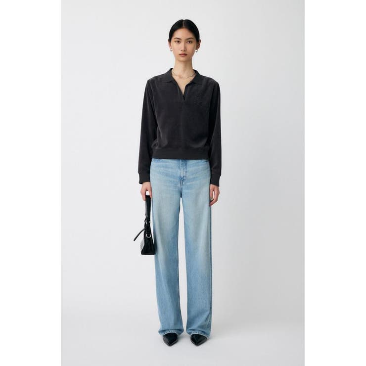 VELOUR POLO ロングスリーブＴシャツ | MOUSSY OUTLET | 詳細画像11 