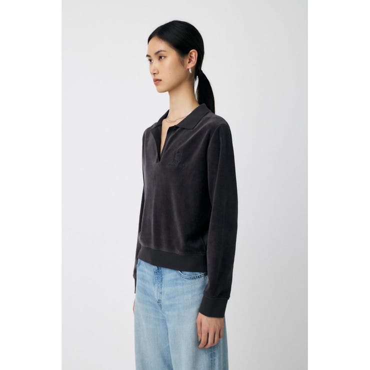 VELOUR POLO ロングスリーブＴシャツ | MOUSSY OUTLET | 詳細画像14 