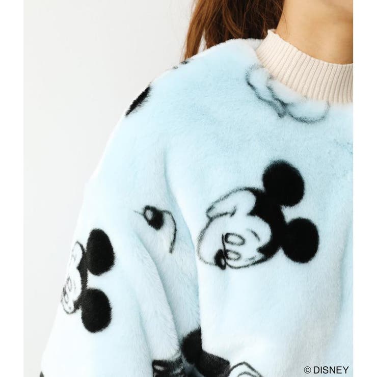 (MICKEY) FAUX FUR コート