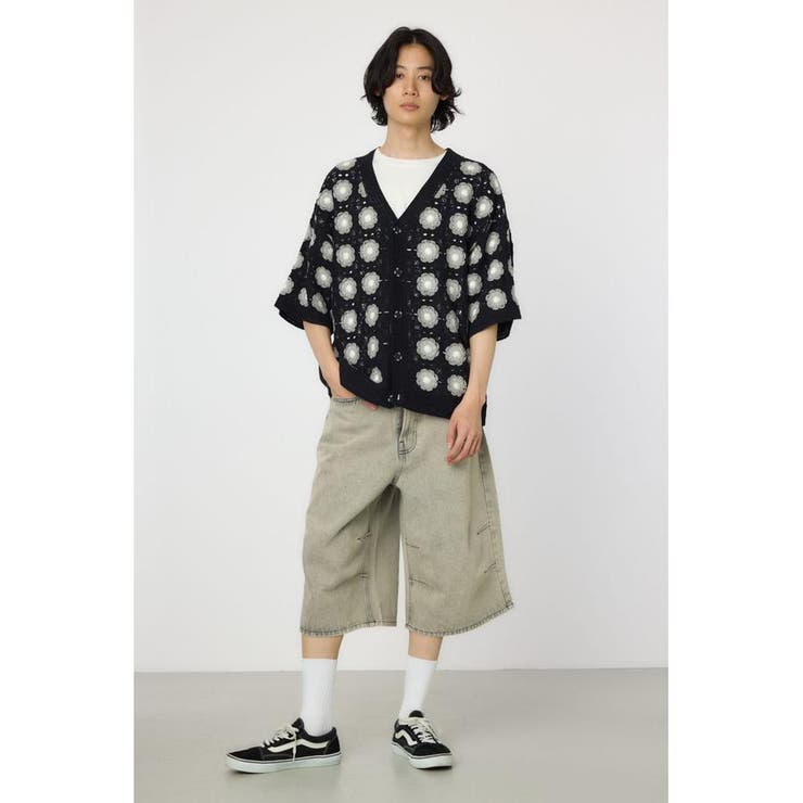 フラッフィー半袖カーデ フラッフィー半袖カーデ - メルカリ