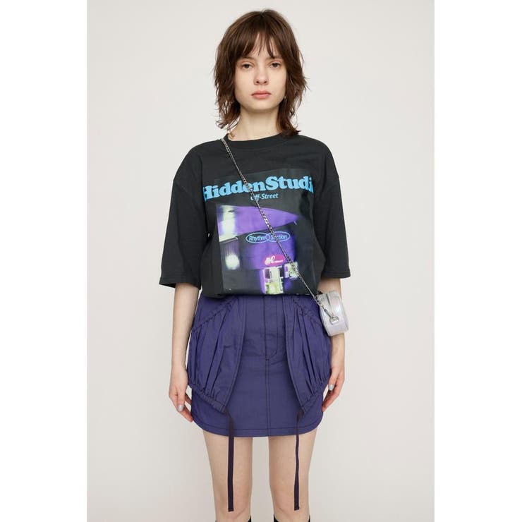PUR | SHIRRING PK ショートスカート | SLY OUTLET