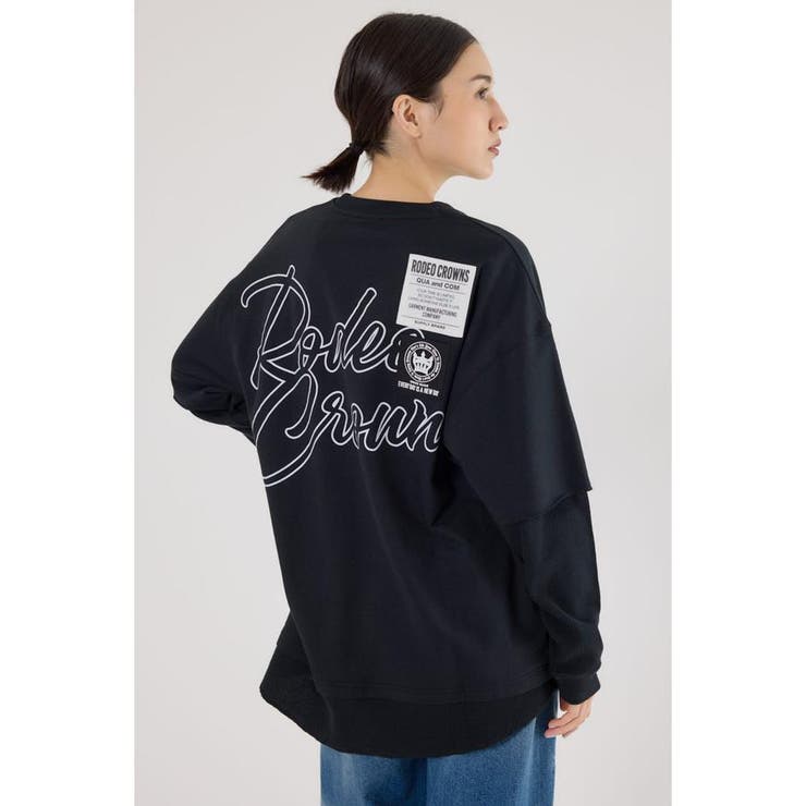 ルーズレイヤードライクスウェットトップス | RODEO CROWNS WIDE BOWL | 詳細画像8 