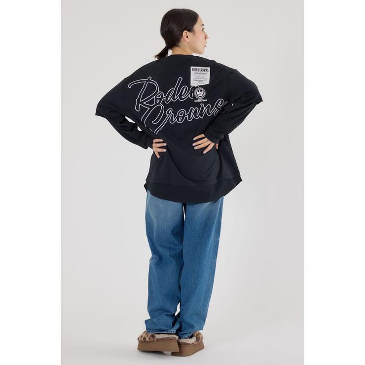 ルーズレイヤードライクスウェットトップス | RODEO CROWNS WIDE BOWL | 詳細画像13 