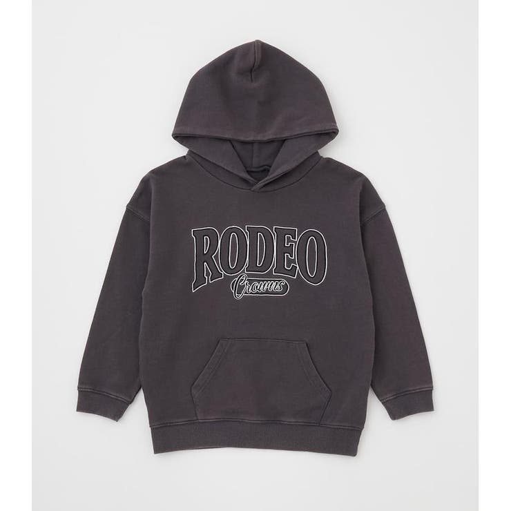 RODEO CROWNS ビックパッチパーカートレーナー (M)キッズ90 RODEO CROWNS WIDE BOWL（ロデオクラウンズワイドボウル） トレーナー
