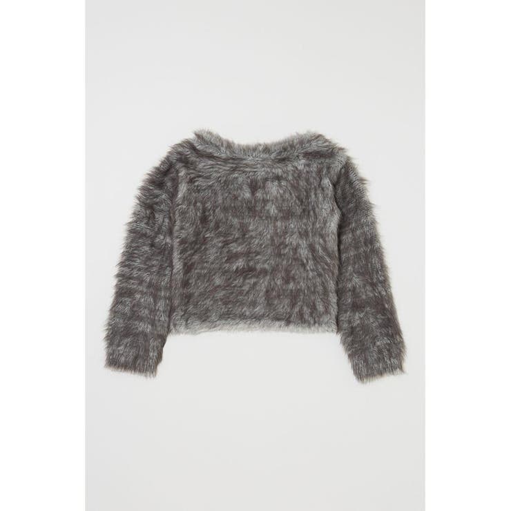 FAUX FUR KNIT CROP トップス | MOUSSY OUTLET | 詳細画像21 