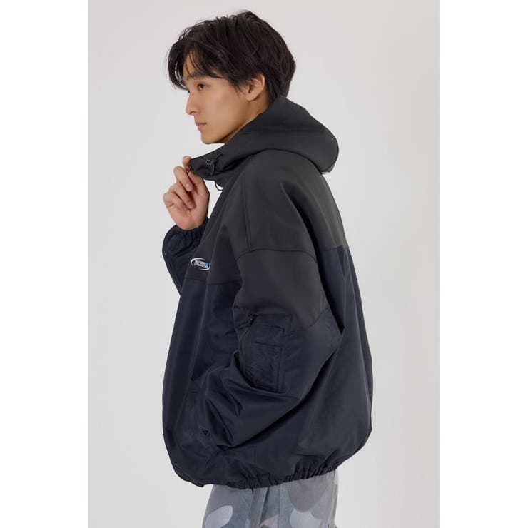 バイカラーフーデッドブルゾン | RODEO CROWNS WIDE BOWL | 詳細画像3 