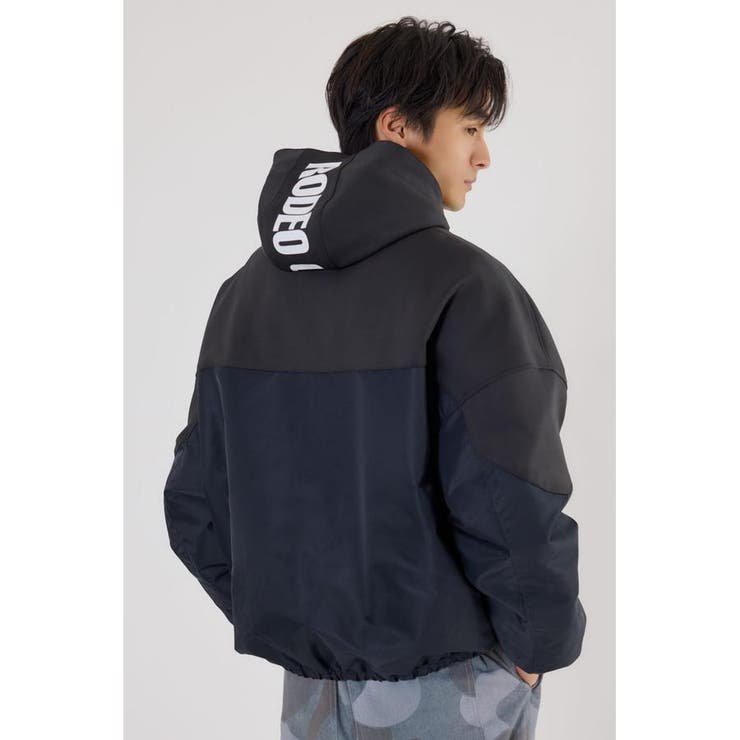 バイカラーフーデッドブルゾン | RODEO CROWNS WIDE BOWL | 詳細画像4 