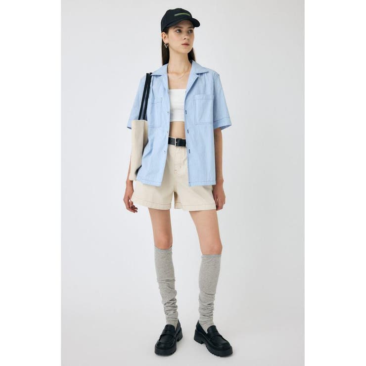 OPEN COLLAR シャツ | MOUSSY OUTLET | 詳細画像10 