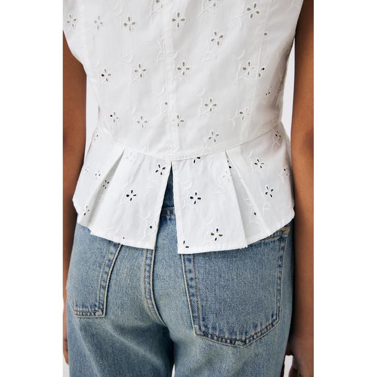 EYELET CORSET ブラウス[品番：BJLW0026148]｜MOUSSY  OUTLET（マウジーアウトレット）のレディースファッション通販｜SHOPLIST（ショップリスト）