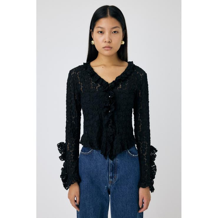 CUT LACE RUFFLE ブラウス | MOUSSY OUTLET | 詳細画像20 
