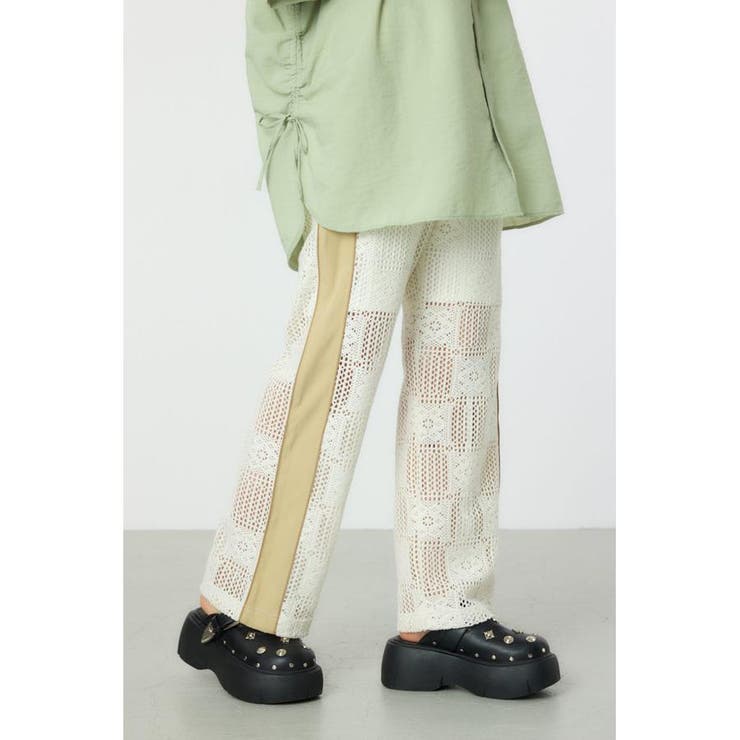 サイドラインレースパンツ | RODEO CROWNS WIDE BOWL | 詳細画像1 