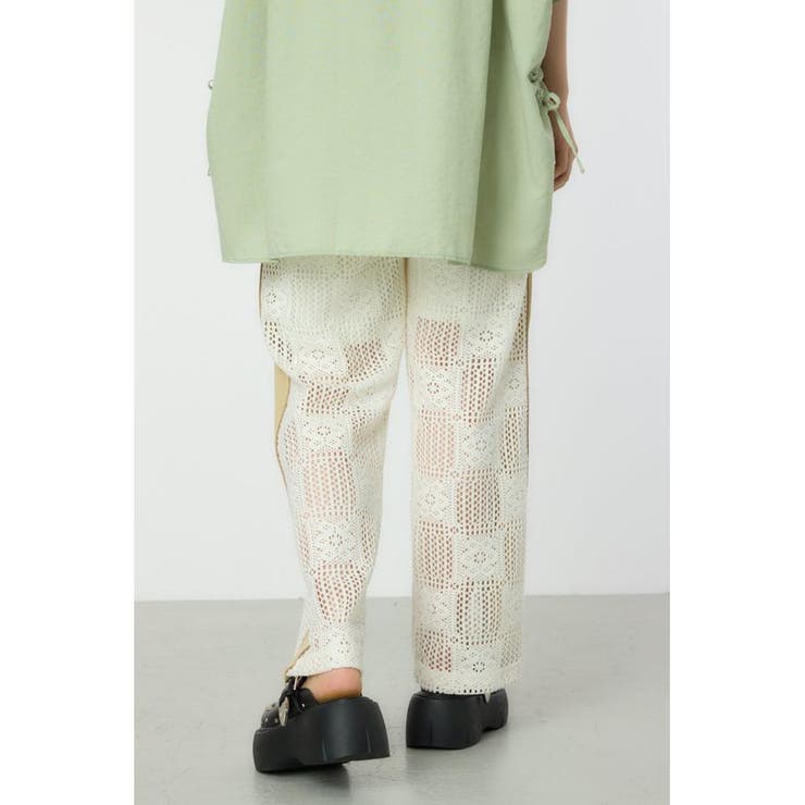 サイドラインレースパンツ | RODEO CROWNS WIDE BOWL | 詳細画像4 