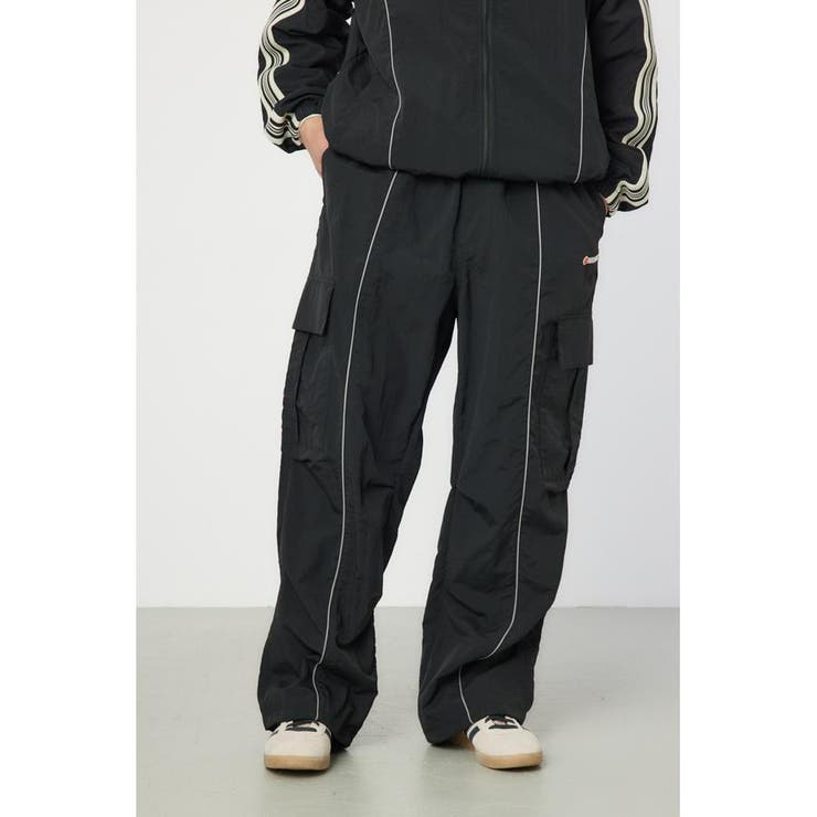 BLK | ナイロントラックパンツ | RODEO CROWNS WIDE BOWL