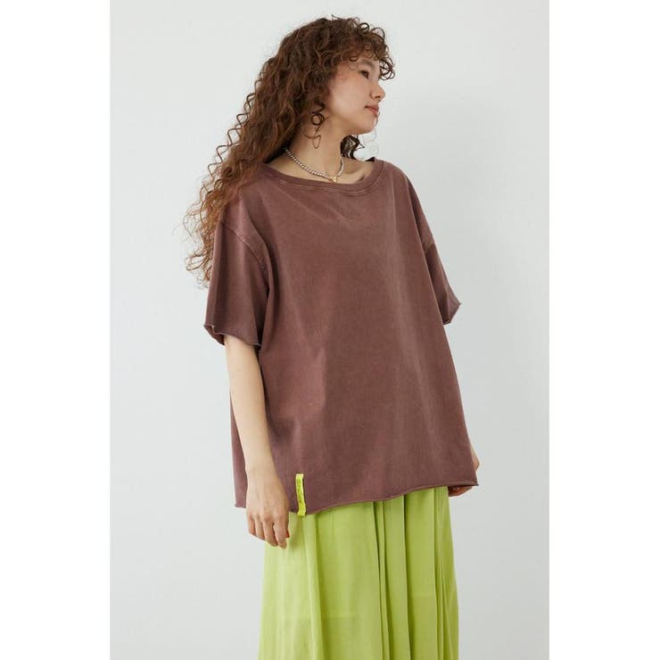 ピグメントルーズオフショルTシャツ | RODEO CROWNS WIDE BOWL | 詳細画像8 