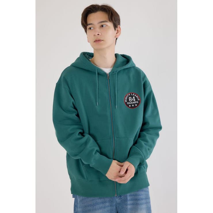D/GRN3 | MIGHTY ZIPパーカー | RODEO CROWNS WIDE BOWL