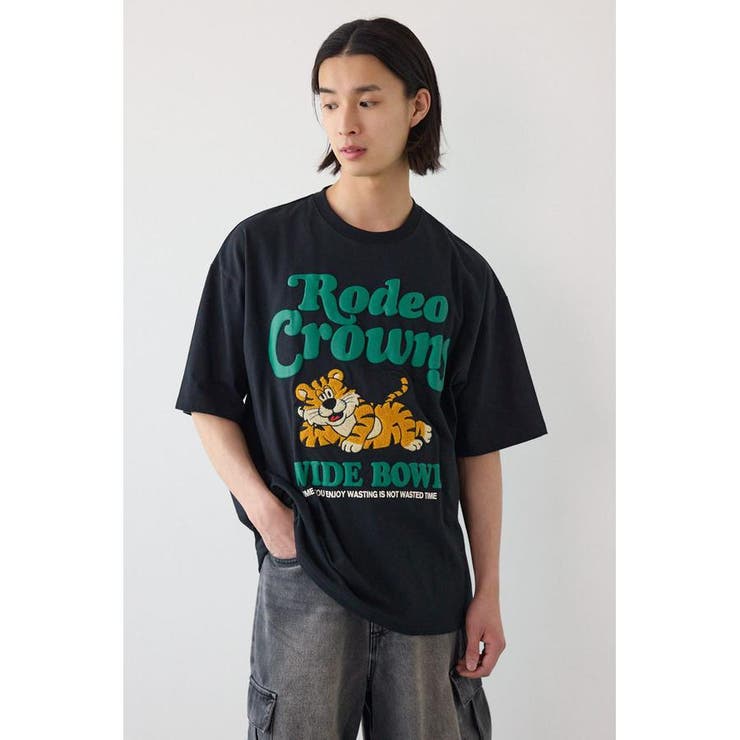 BLK | NOT WASTED Tシャツ | RODEO CROWNS WIDE BOWL