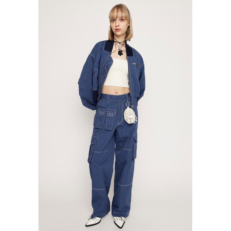 MANY POCKET STRAIGHT WORK パンツ | SLY OUTLET | 詳細画像9 