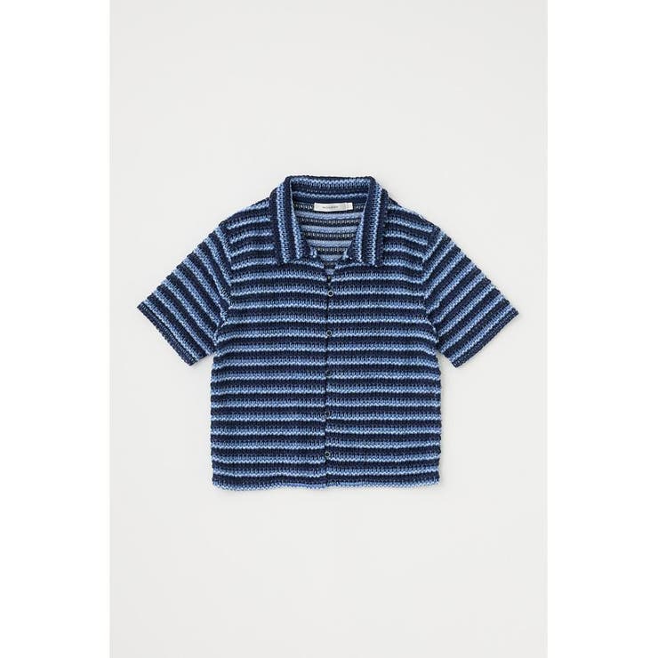 BLU | MIX COLOR CROCHET シャツ | MOUSSY OUTLET