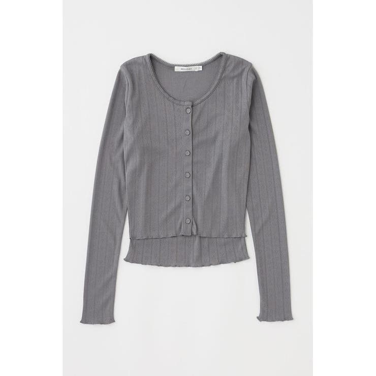 EYELET U-NECK カーデ & キャミ | MOUSSY OUTLET | 詳細画像34 