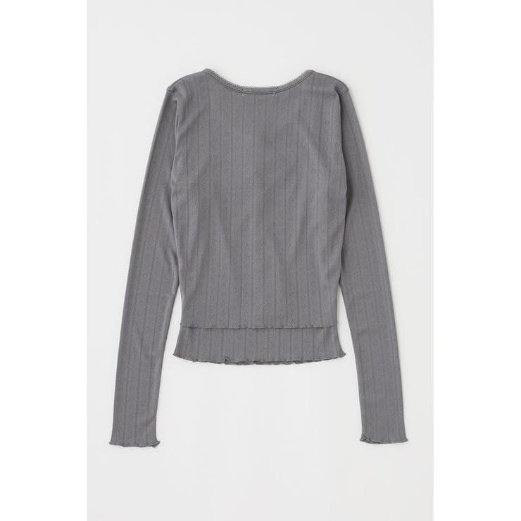 EYELET U-NECK カーデ & キャミ | MOUSSY OUTLET | 詳細画像35 