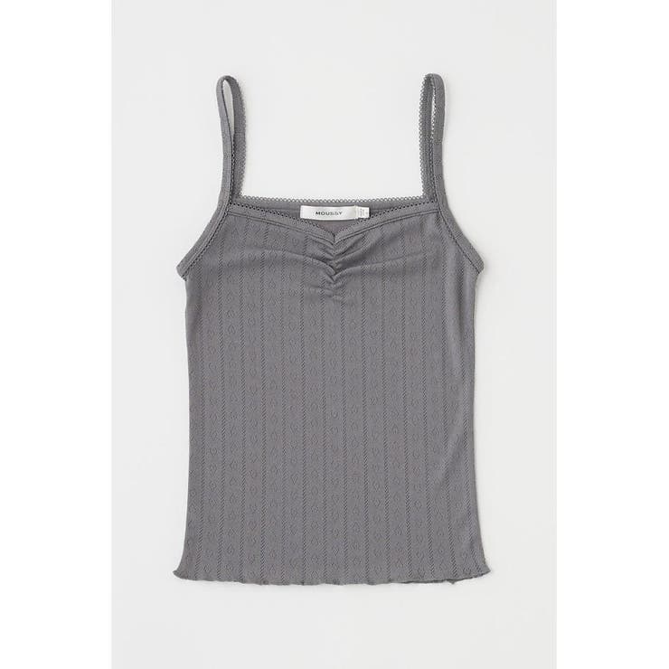 EYELET U-NECK カーデ & キャミ | MOUSSY OUTLET | 詳細画像36 