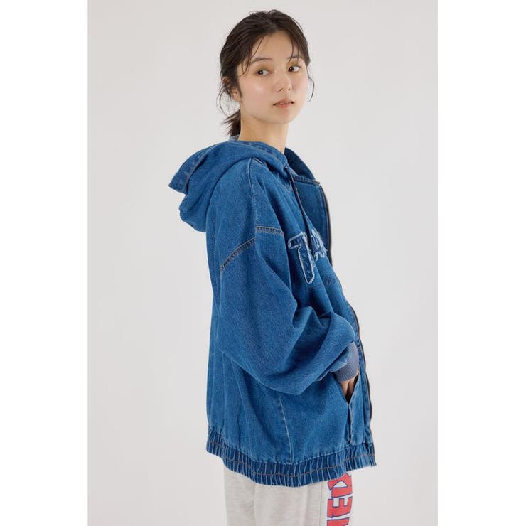 (THRASHER) デニムフードブルゾン | RODEO CROWNS WIDE BOWL | 詳細画像22 