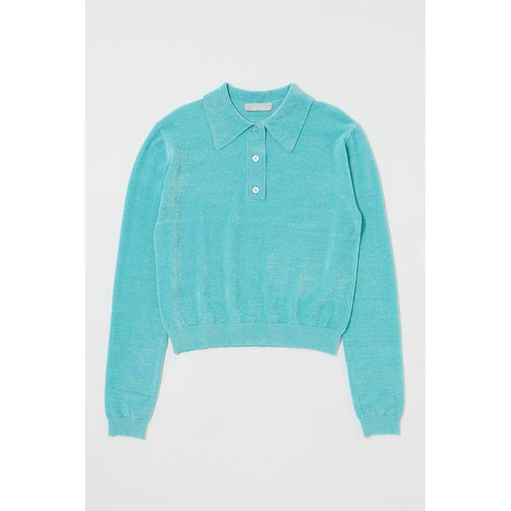 VELOUR TOUCH KNIT ポロ | MOUSSY OUTLET | 詳細画像16 
