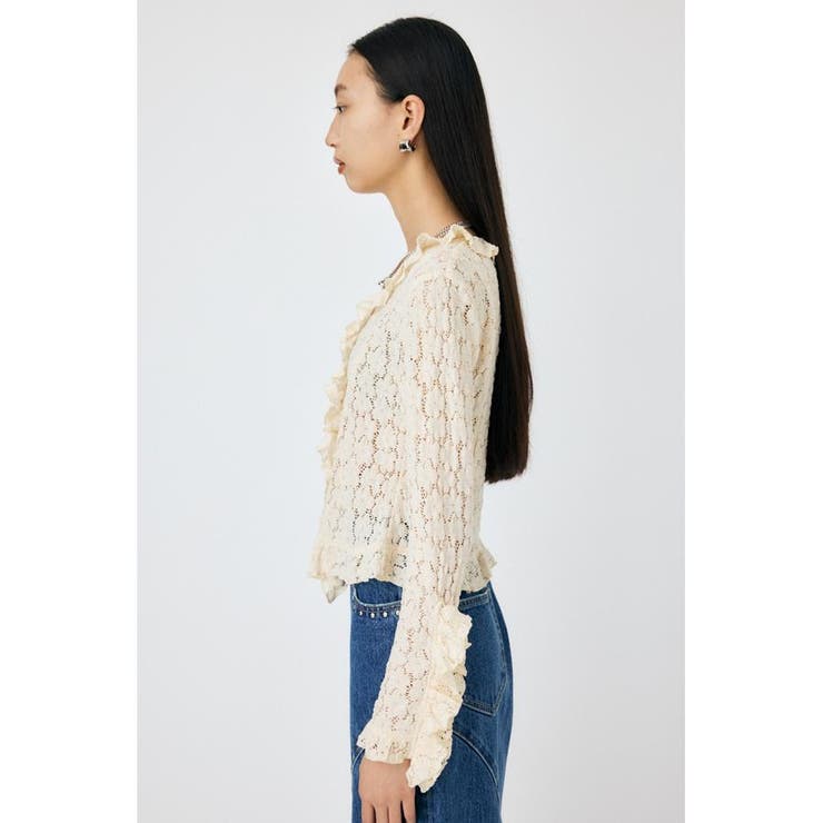 CUT LACE RUFFLE ブラウス | MOUSSY OUTLET | 詳細画像6 