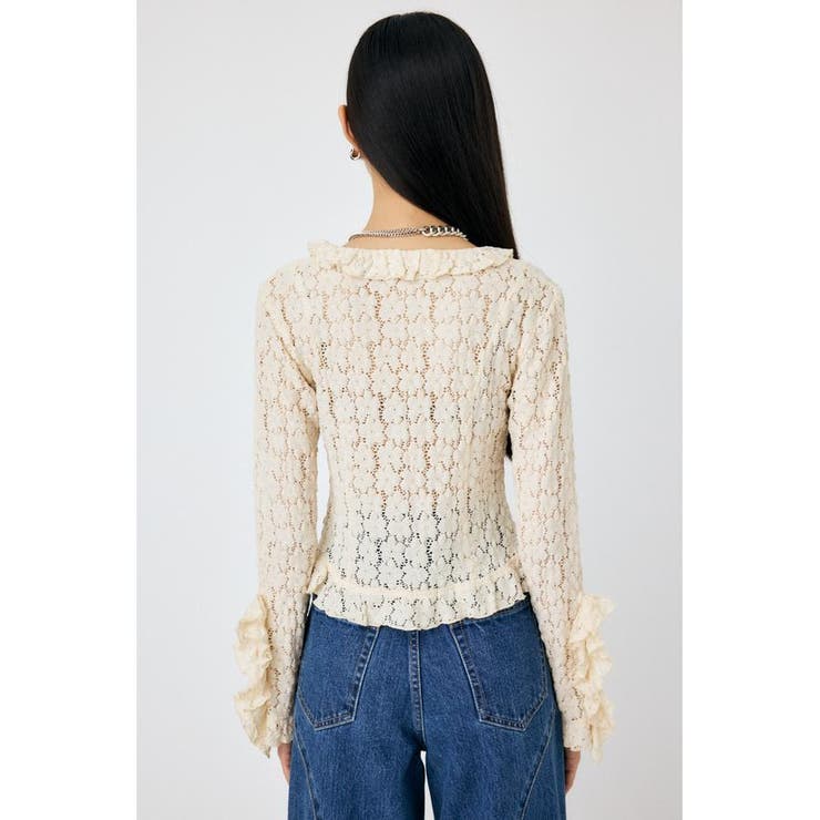 CUT LACE RUFFLE ブラウス | MOUSSY OUTLET | 詳細画像7 