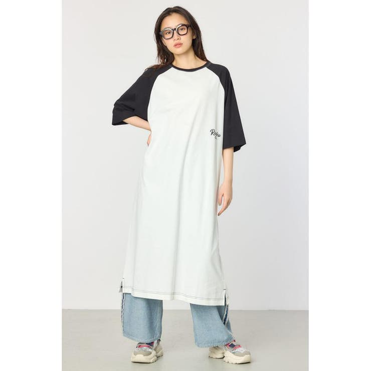 ラグランカラーステッチワンピース | RODEO CROWNS WIDE BOWL | 詳細画像2 