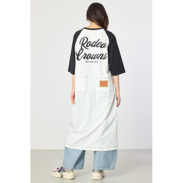 ラグランカラーステッチワンピース | RODEO CROWNS WIDE BOWL | 詳細画像4 