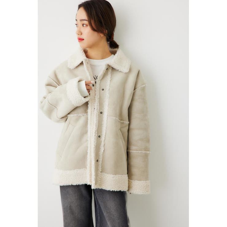 フェイクムートンジャケット[品番：BJLW0026782]｜RODEO CROWNS WIDE