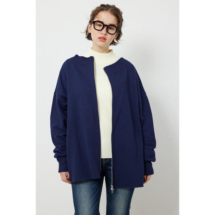 NVY | 2WAYオフショルダージップトップス | RODEO CROWNS WIDE BOWL