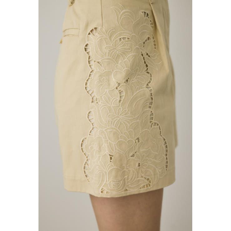 カットワーク刺繍ショートパンツ オーガニックコットン使用 | MOUSSY OUTLET | 詳細画像9 