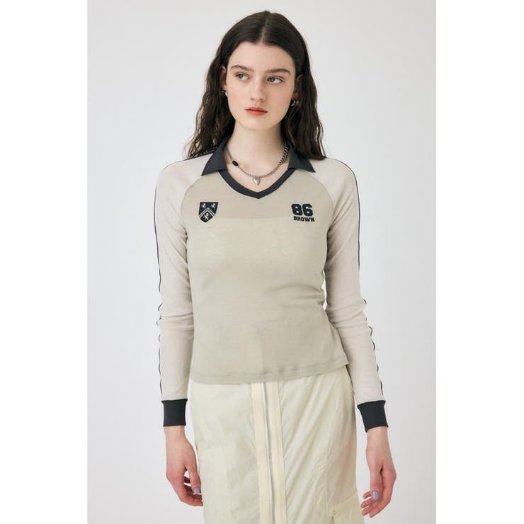 L/BEG1 | SHEER GAME シャツ | MOUSSY OUTLET
