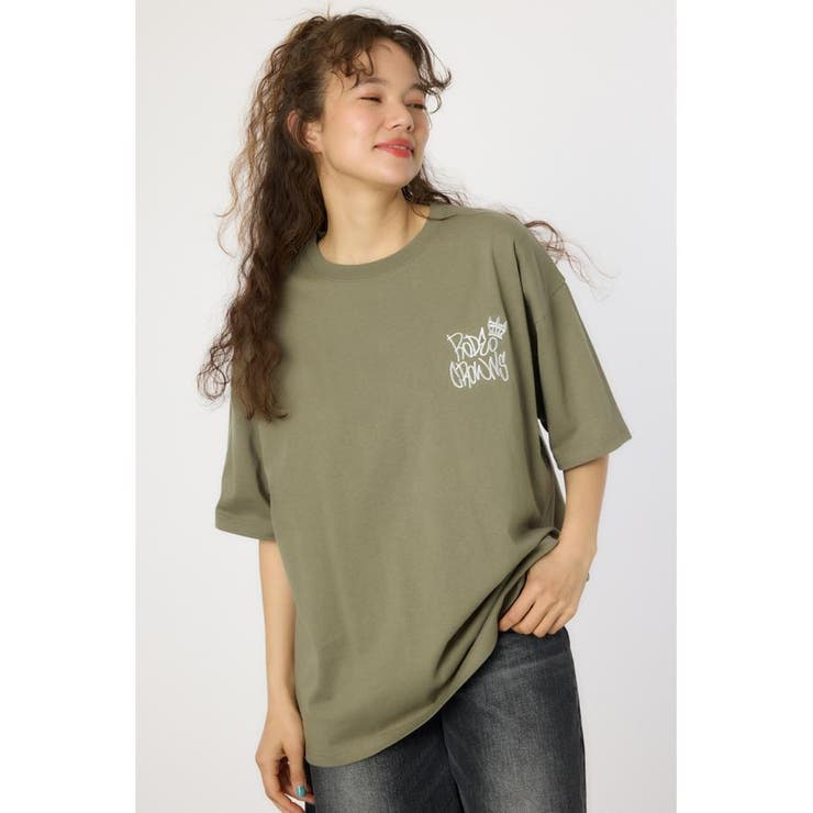 【 】テーピング ロゴ ラウンジ Tシャツ 3カラー♪ メンズニット コンビ Tシャツ｜ロデオクラウンズ／ロデオ