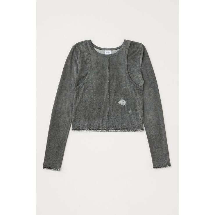 DENIM PRINT TRANSPARENT ロンT | MOUSSY OUTLET | 詳細画像13 