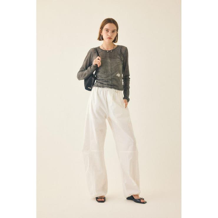 DENIM PRINT TRANSPARENT ロンT | MOUSSY OUTLET | 詳細画像15 