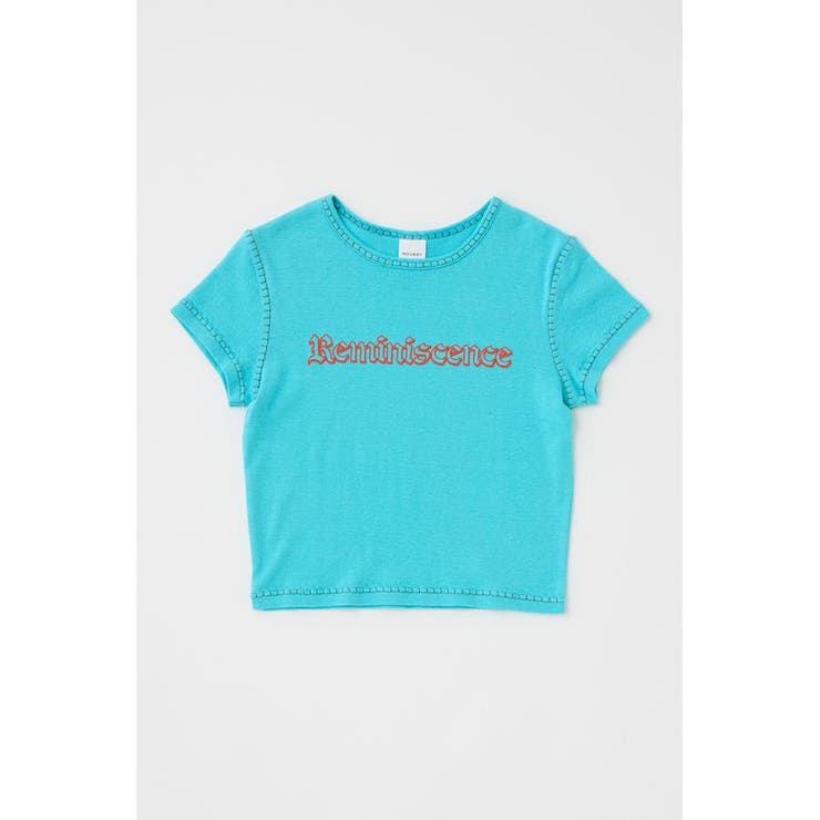 BLU | CONTRAST ステッチ Tシャツ | MOUSSY OUTLET