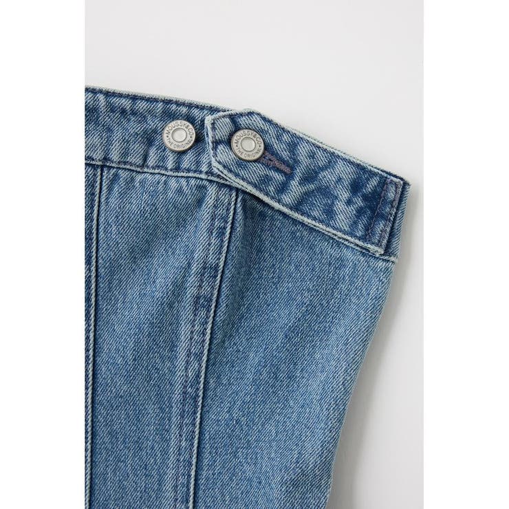 DENIM BARETOP MINI ワンピース | MOUSSY OUTLET | 詳細画像11 