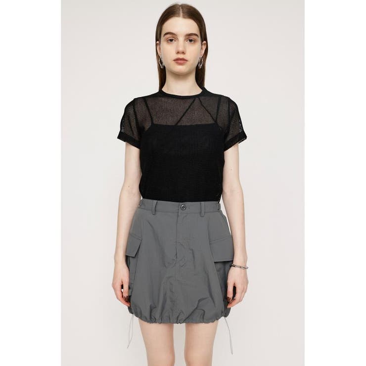 BLK | SHEER MESH Tシャツ | SLY OUTLET