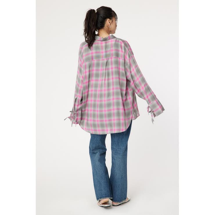 シアーオンブレチェックシャツ | RODEO CROWNS WIDE BOWL | 詳細画像22 