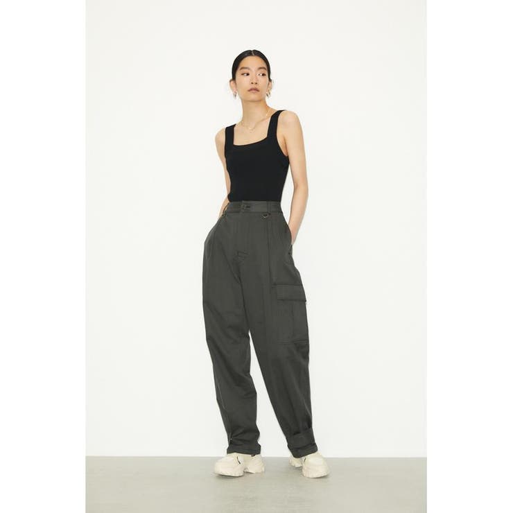 D/KHA3 | COTTON LINEN OVER WORK パンツ | SLY OUTLET