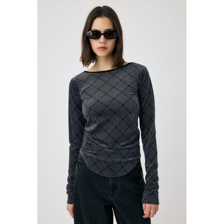 GRY | BACK OPEN シアートップス | MOUSSY OUTLET