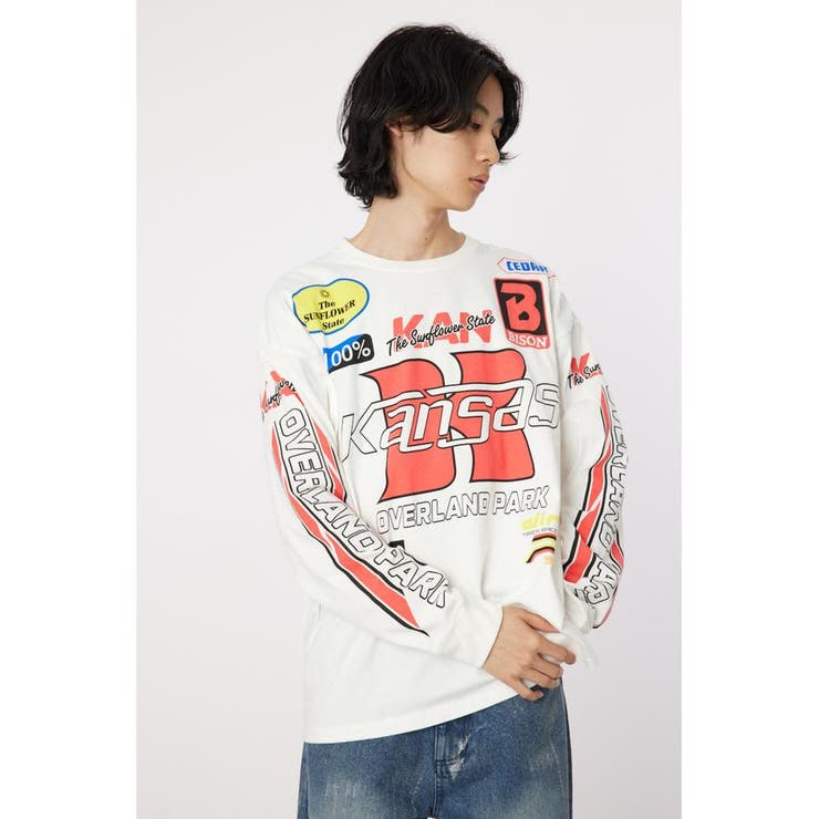 レーシング ロングスリーブTシャツ[品番：BJLW0029340]｜RODEO CROWNS