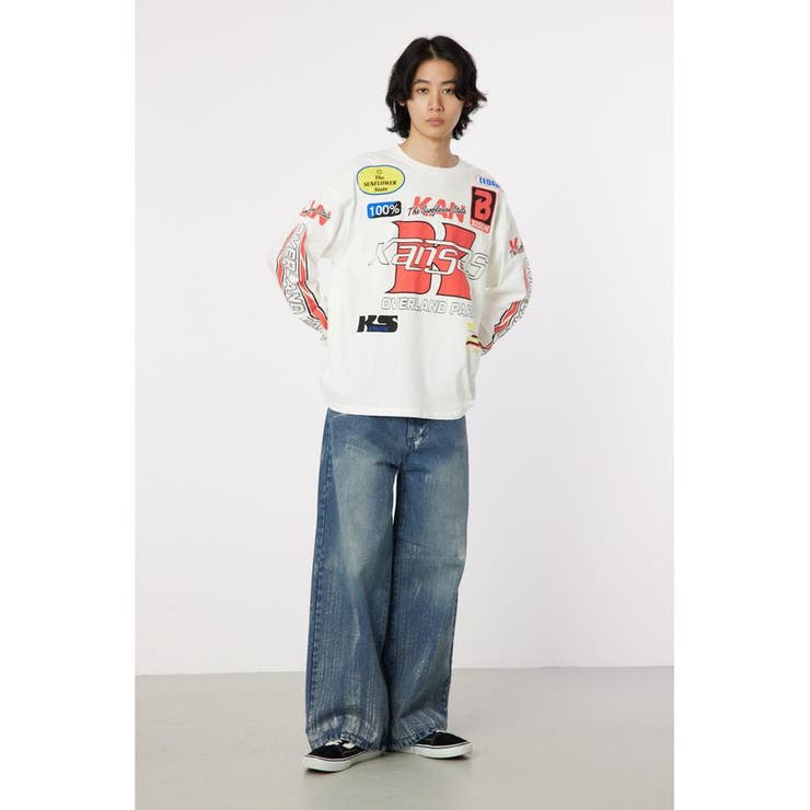 レーシング ロングスリーブTシャツ[品番：BJLW0029340]｜RODEO CROWNS