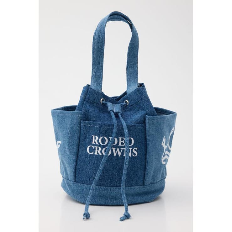 BLU | サイドポケットミドルトート | RODEO CROWNS WIDE BOWL