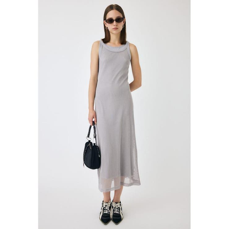 GRY | MESH LAYERED ドレス | MOUSSY OUTLET