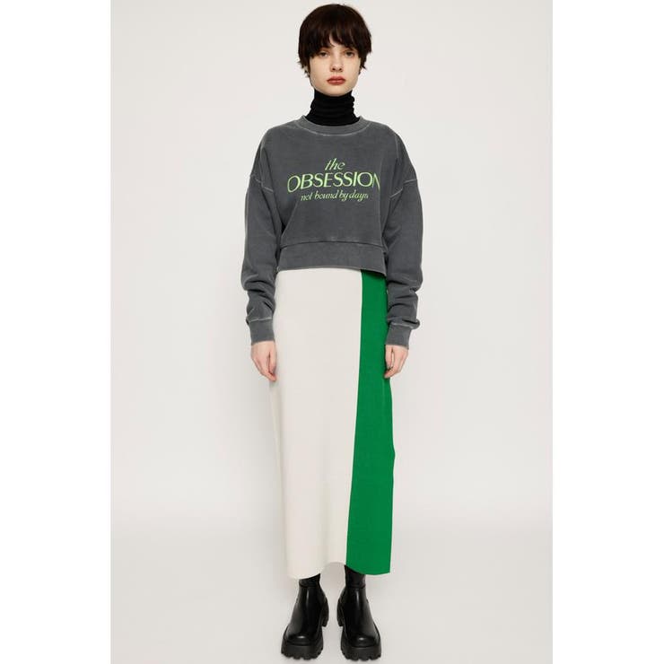 SIDE ZIP KNIT スカート[品番：BJLW0024351]｜SLY OUTLET